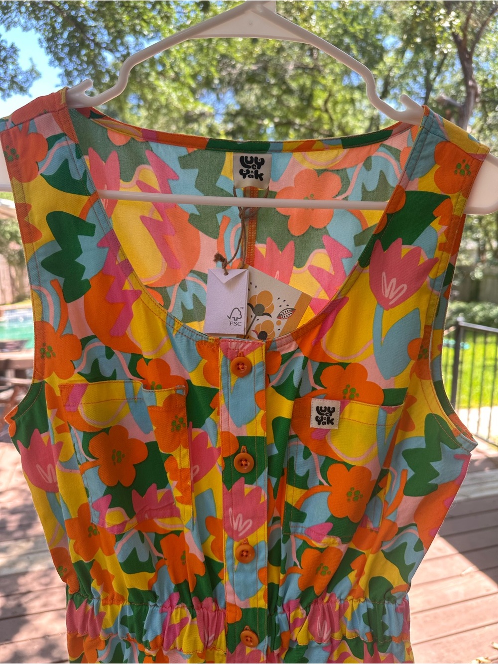 Lucy & Yak Juni Jumpsuit in organic twill - Picture 2 of 5